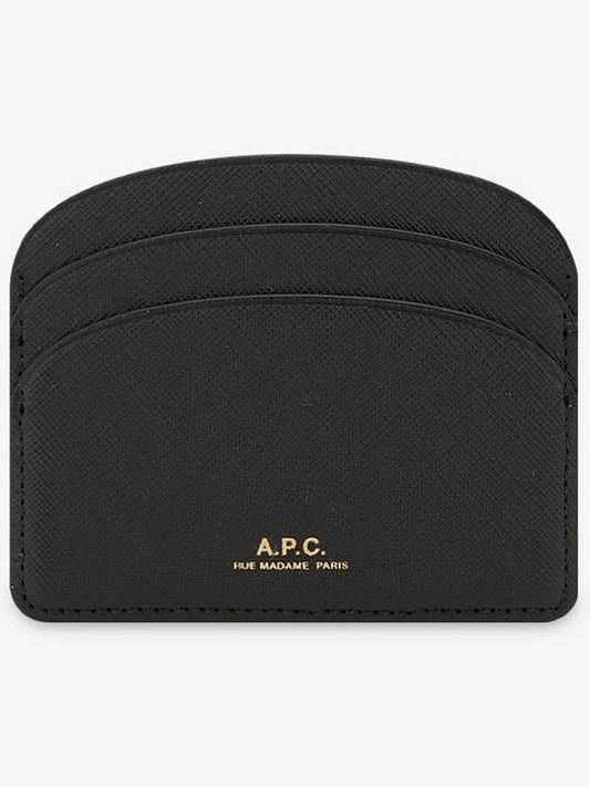 Demi Lune Card Wallet Black - A.P.C. - BALAAN 2