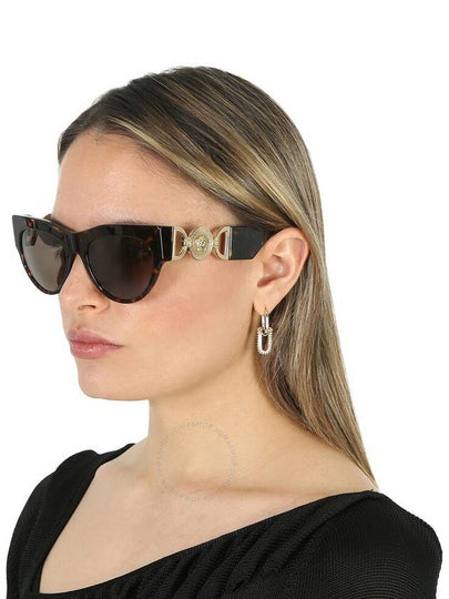 Versace Brown Cat Eye Ladies Sunglasses VE4440U 108/3 56 - VERSACE - BALAAN 2