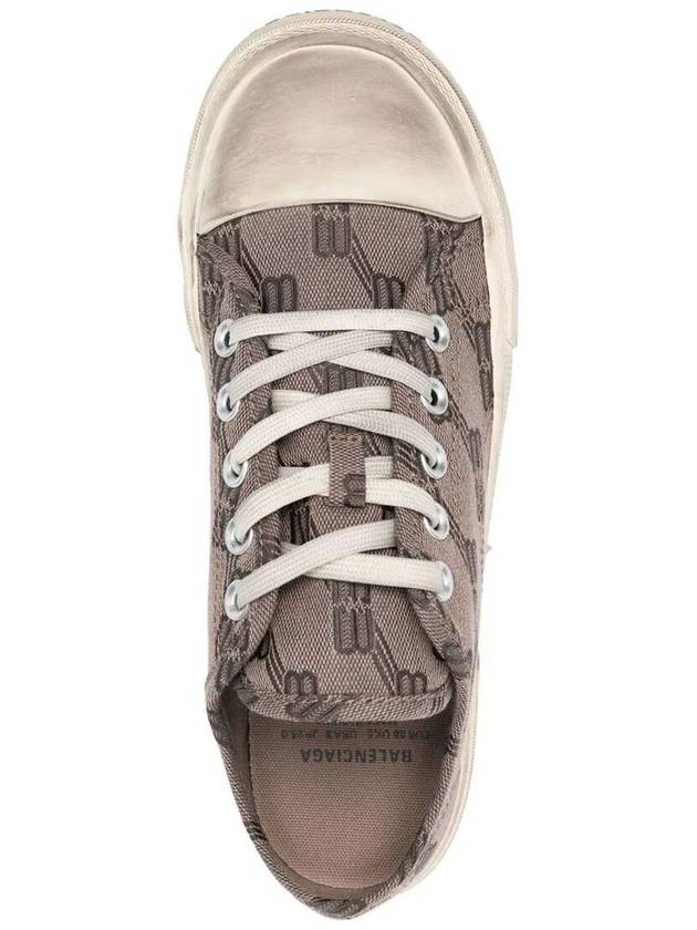 BB Monogram Low-Top Sneakers Grey - BALENCIAGA - BALAAN 8