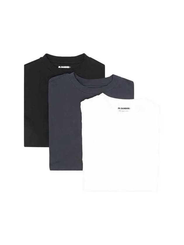 3 Pack Organic Cotton Short Sleeves T-shirt - JIL SANDER - BALAAN 1