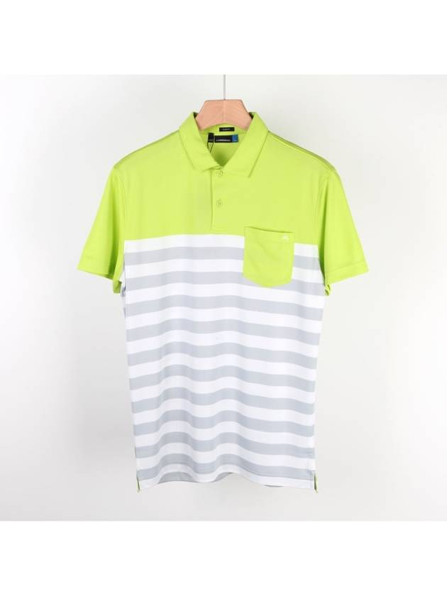 Carl Carl Slim TX Polo Shirt Twotone Lime - J.LINDEBERG - BALAAN 1