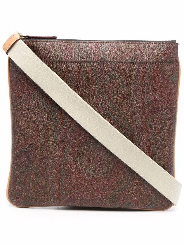 Paisley Print Shoulder Bag Brown - ETRO - BALAAN 1