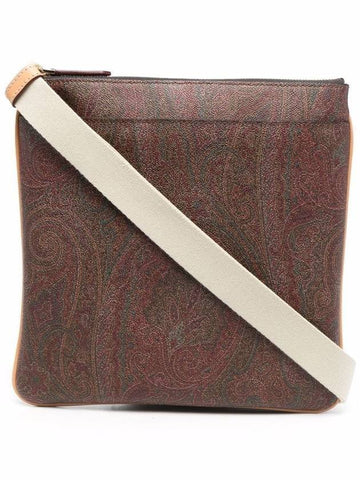 Paisley Print Shoulder Bag Brown - ETRO - BALAAN 1