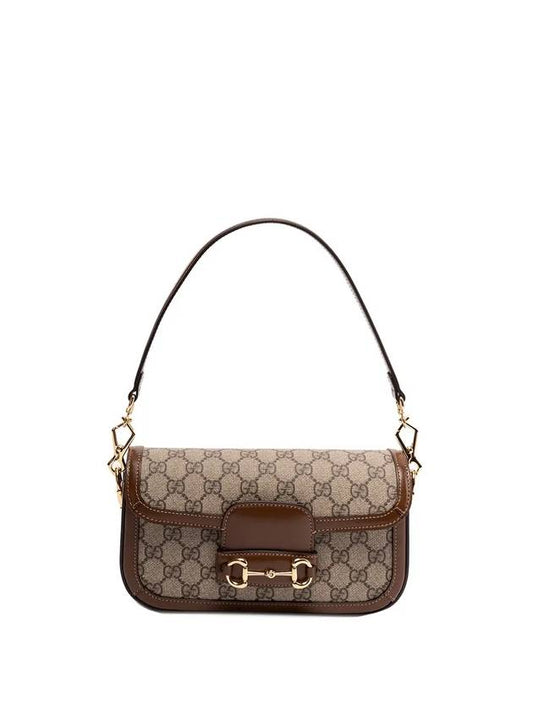 Women's Horsebit 1955 Shoulder Bag Beige - GUCCI - BALAAN 1