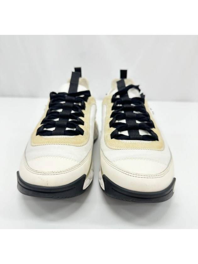 Mixed fiber men s sneakers white - CHANEL - BALAAN 2