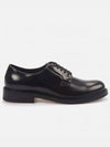 Brushed Leather Derby Nero - PRADA - BALAAN 2