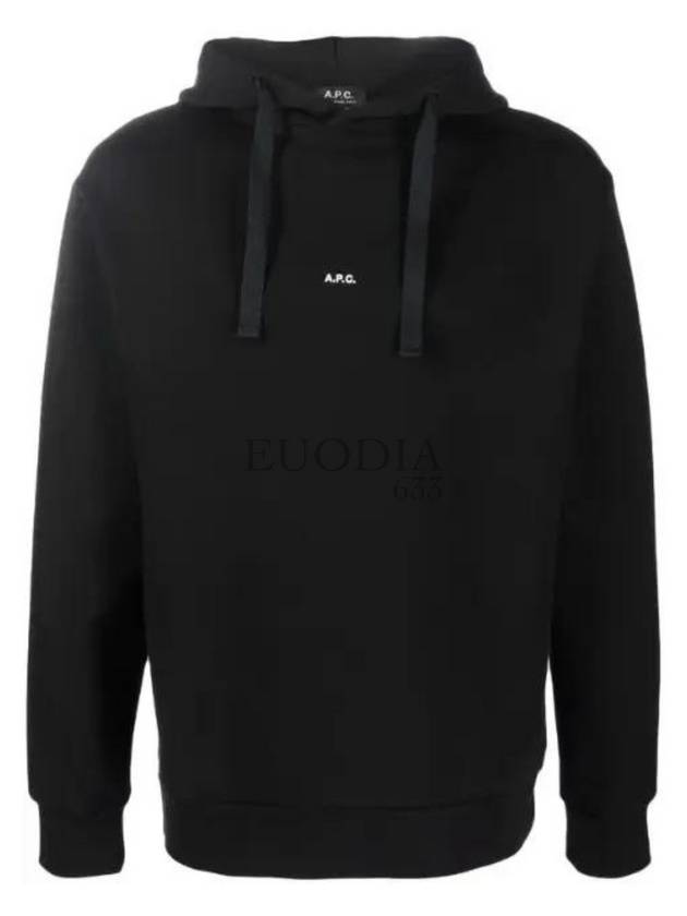 Larry Small Logo Hoodie Black - A.P.C. - BALAAN 11