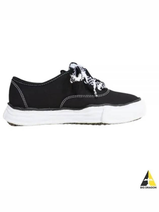 Blakey OG Sole Canvas Low Top Sneakers Black - MIHARA YASUHIRO - BALAAN 2