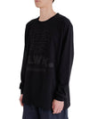 Men's Print Long Sleeve T-Shirt Black 009 - ELWKSTUDIO - BALAAN 5