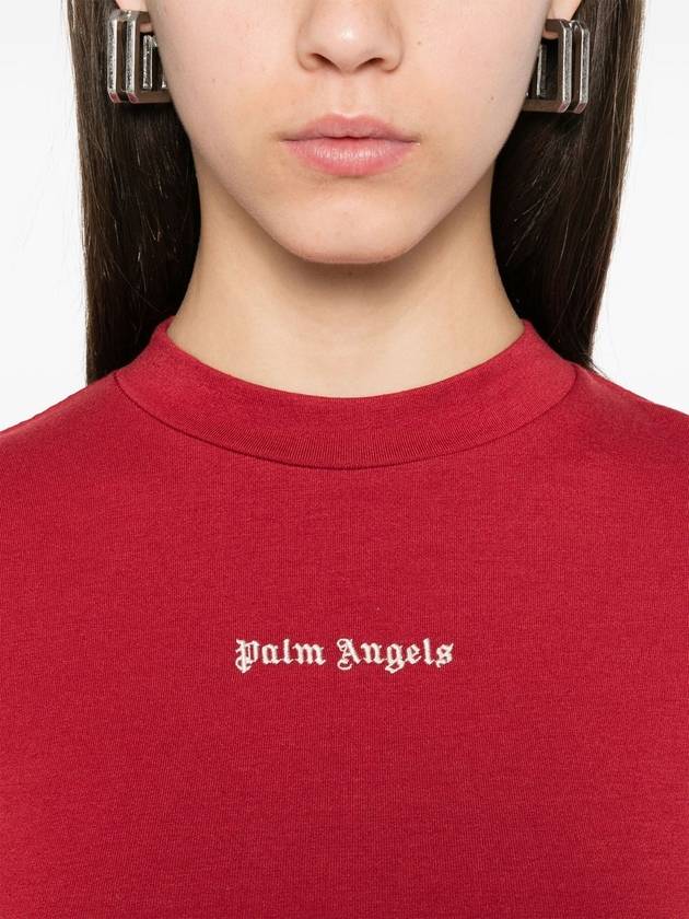 logo-embroidered baby T-shirt - PALM ANGELS - BALAAN 5