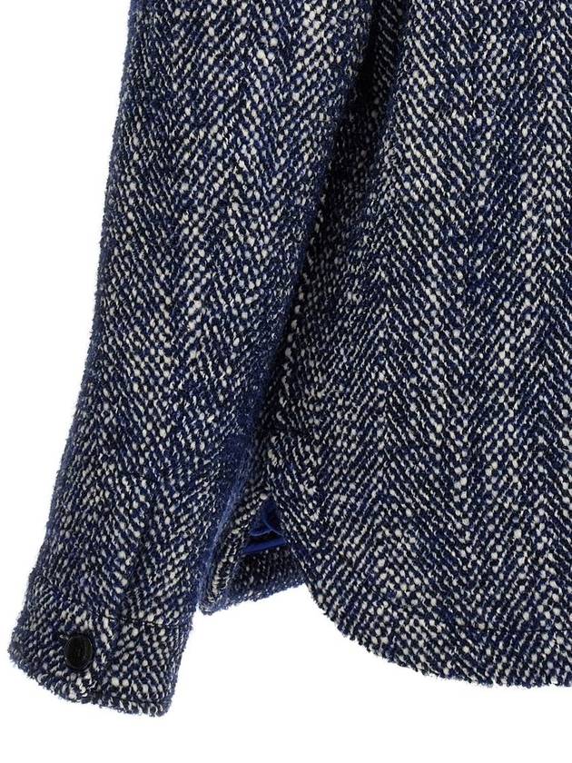 Etro Chevron Wool Jacket - ETRO - BALAAN 4