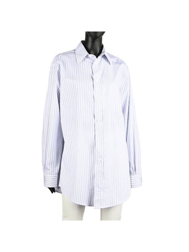 Women's Striped Shirt Blue - MAISON MARGIELA - BALAAN 1