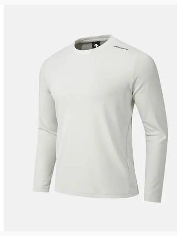 Heat Butterfly Regular Fit Long Sleeve T Shirt Ivory SP423TTLO1 - DESCENTE - BALAAN 1