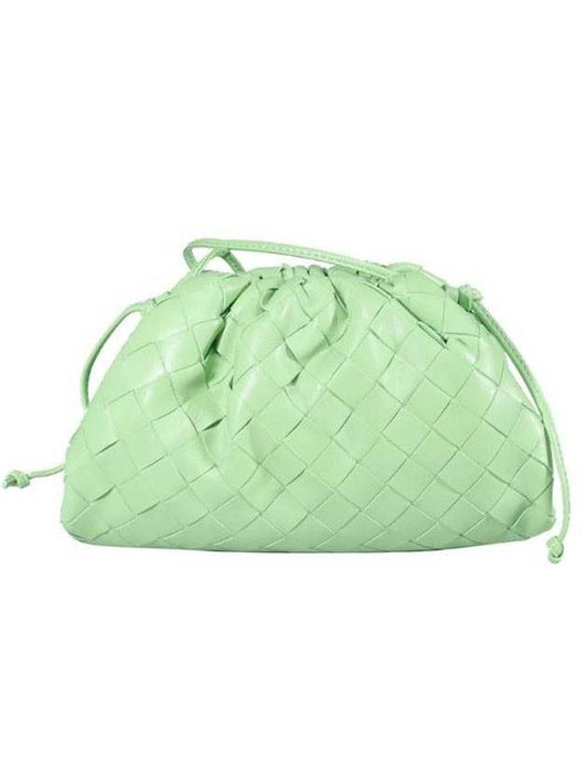 Intrecciato Mini Pouch Bag Pistachio - BOTTEGA VENETA - BALAAN 1