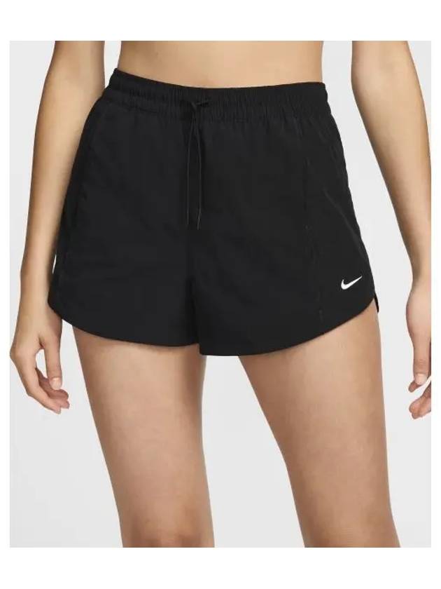 Windrunner Mid-Rise 2 Inch Woven Shorts Black - NIKE - BALAAN 1