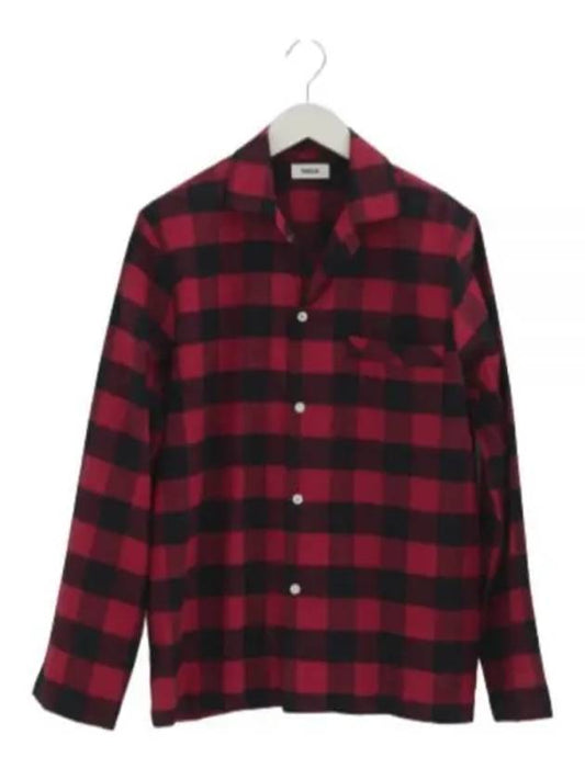 Flannel Pajamas Shirt SWT RDG Flannel Pajamas Shirt - TEKLA - BALAAN 1