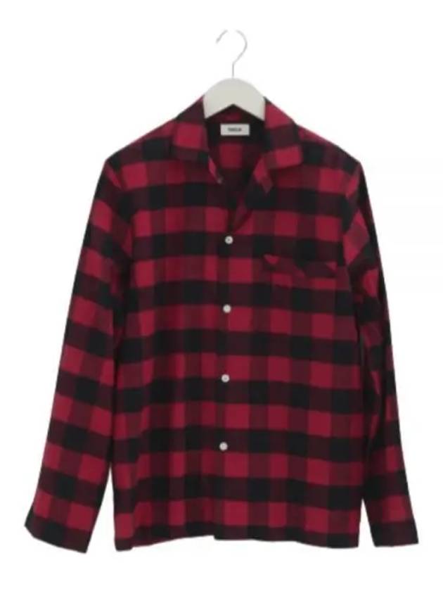 Flannel Pajamas Shirt SWT RDG - TEKLA - BALAAN 1