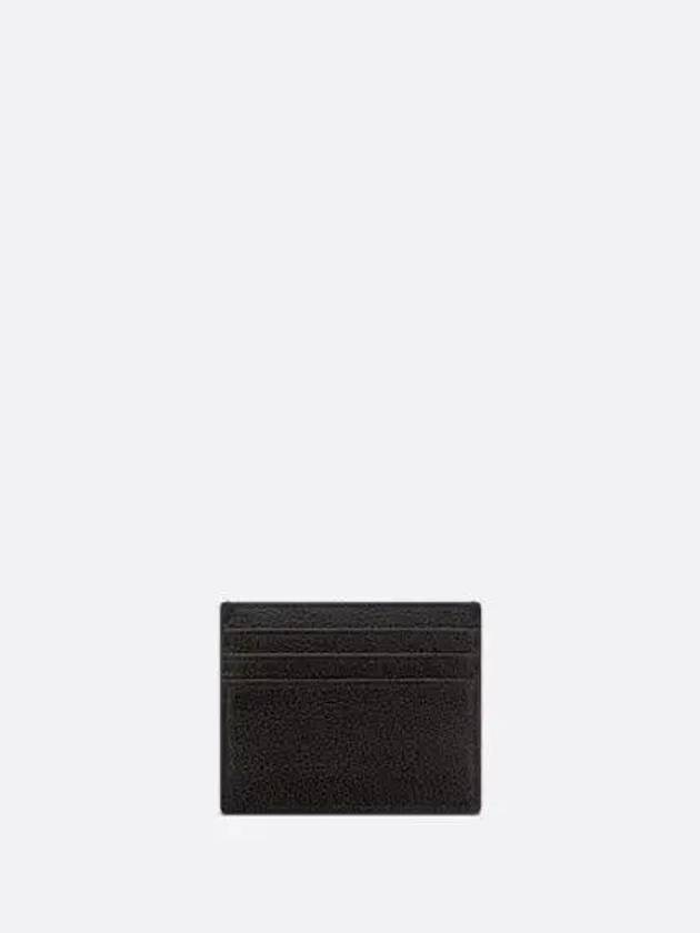 CD Icon Grained Calfskin Card Wallet Black - DIOR - BALAAN 3