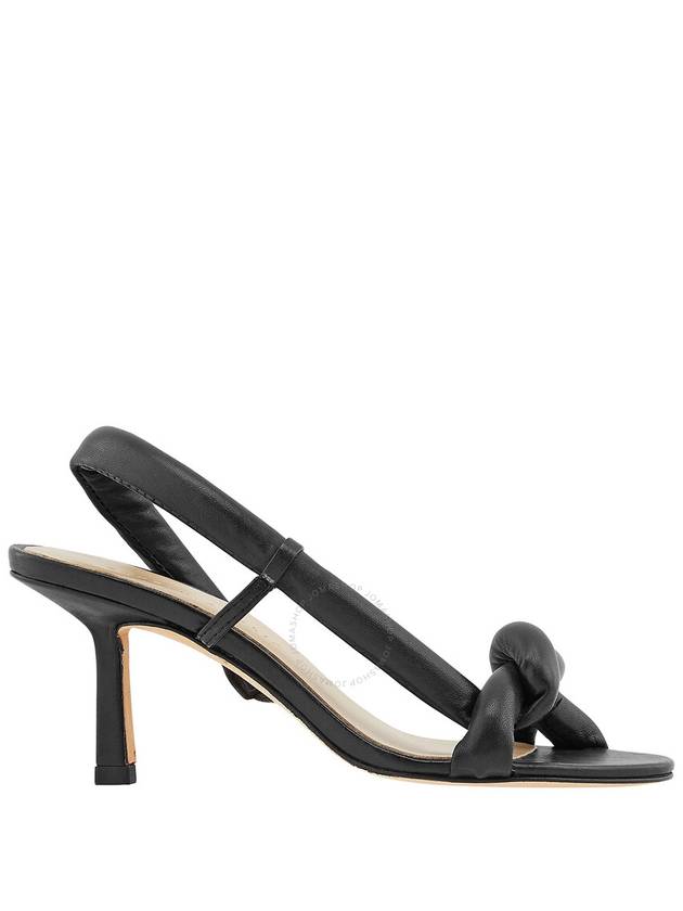 Studio Amelia Ladies Black Tubular Pretzel Heeled Sandals, Brand Size 35 ( US Size 5 ) - STUDIO AMELIA - BALAAN 1