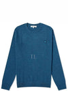 Fox Head Patch Regular Knit Top Blue - MAISON KITSUNE - BALAAN 2