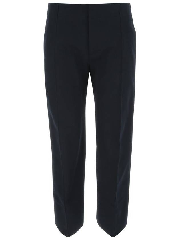 BLUE Midnight blue cotton cropped cut pant 708514V0BT0 4020 - BOTTEGA VENETA - BALAAN 2