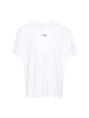 Ribbed Neck Short Sleeve T-Shirt White - MAISON MARGIELA - BALAAN 1