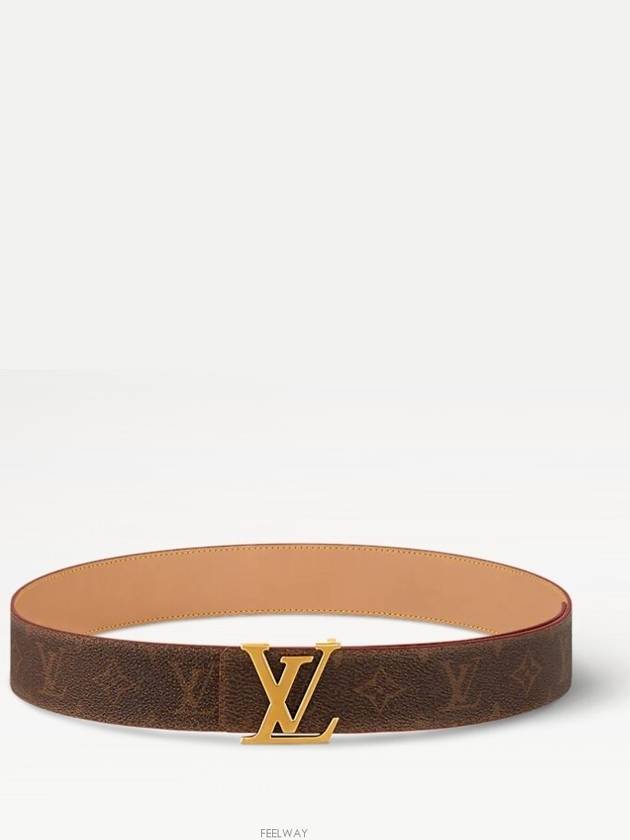 LV Initiales 40MM Reversible Leather Belt Brown - LOUIS VUITTON - BALAAN 2