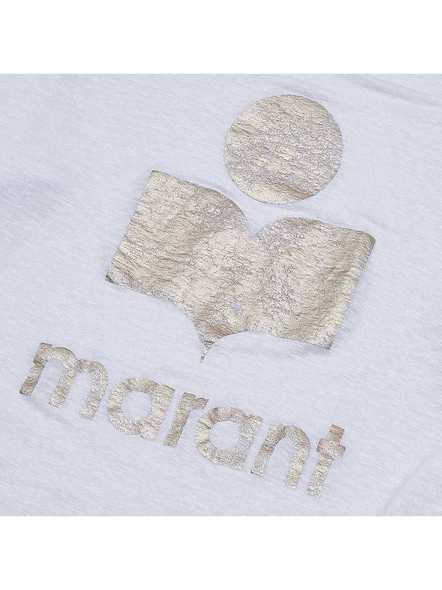 Koldi Linen Short Sleeve T-Shirt White - ISABEL MARANT - BALAAN 6