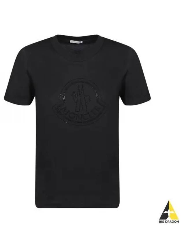 8C00034 829FB 999 Logo embroidery short sleeve t shirt - MONCLER - BALAAN 1