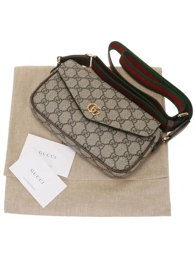 Ophidia GG Mini Bag Beige Ebony - GUCCI - BALAAN 10