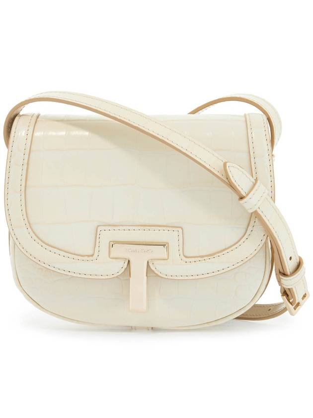 mini shoulder bag crocodile ivory with adjustable strap - TOM FORD - BALAAN 1