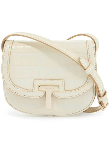 mini shoulder bag crocodile ivory with adjustable strap - TOM FORD - BALAAN 1