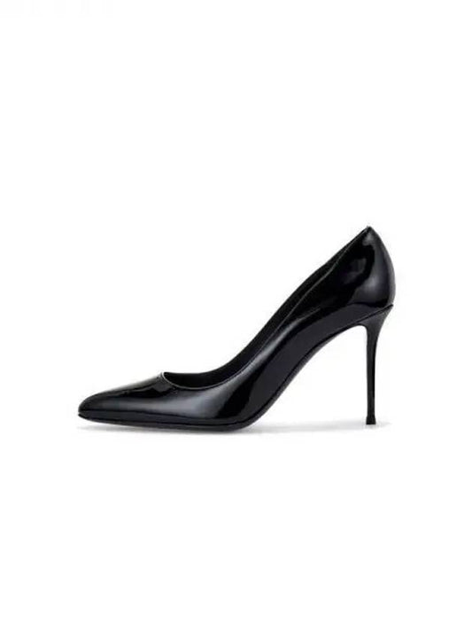 WOMEN DECADENCE Enamel Heel Black 271918 - GIUSEPPE ZANOTTI - BALAAN 1