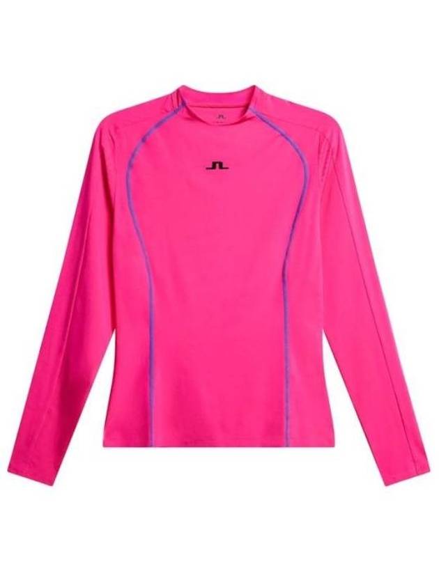 Women's Alien Long Sleeve T-Shirt Pink Peacock - J.LINDEBERG - BALAAN 2