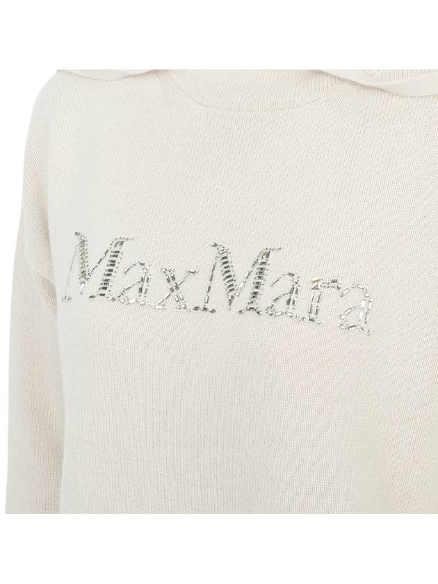 Women s Hooded Knit 29366103650 GORIZIA 001 - MAX MARA - BALAAN 8