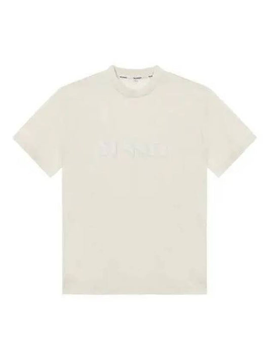 Front logo short sleeve beige MRTWXJER044 JER012 - SUNNEI - BALAAN 1