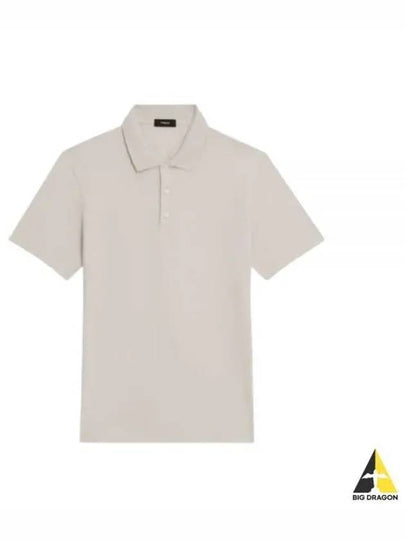 Bronn Cotton Short Sleeve Polo Shirt Limestone - THEORY - BALAAN 2