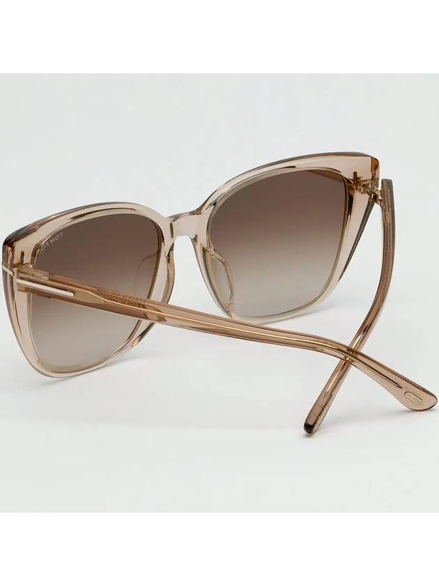 Sunglasses TF973K 45F square horn rim cat eye transparent oversized - TOM FORD - BALAAN 4