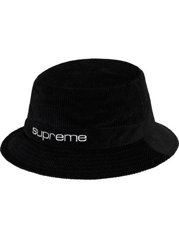 Corduroy Compact Logo Crusher Black - SUPREME - BALAAN 1