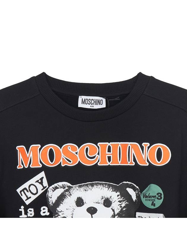 Kids brushed sweatshirt HUF08Q LCA58 60100 Adults can wear - MOSCHINO - BALAAN 3