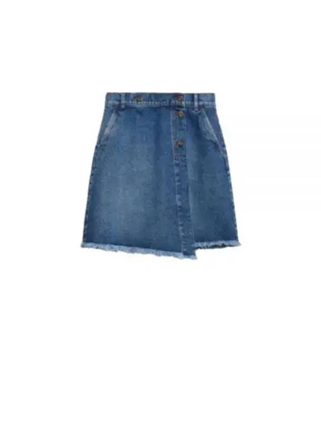 Stadio Denim A-Line Skirt Blue - MAX MARA - BALAAN 2