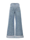 A Goldie Light Blue Women's Wide Jeans A91591141SHWDN - AGOLDE - BALAAN 2