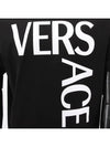 Men's Logo Print Short Sleeve T-Shirt Black - VERSACE - BALAAN 3