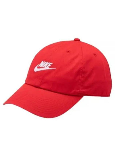 Sportswear Heritage 86 Futura Washed Ball Cap Red - NIKE - BALAAN 2