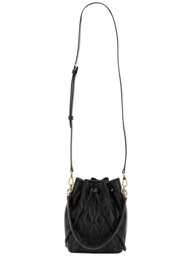 Done Leather Bucket Bag Black - BALLY - BALAAN 5