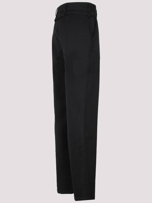 FW23 belt detail pants black 236PA061 - JACQUEMUS - BALAAN 4