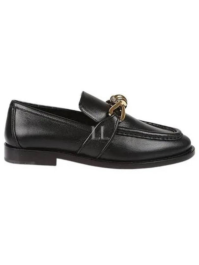 Astaire Leather Loafers Black - BOTTEGA VENETA - BALAAN 2