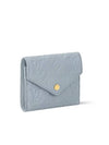 Victorine Monogram Empreinte Half Wallet Blue - LOUIS VUITTON - BALAAN 3