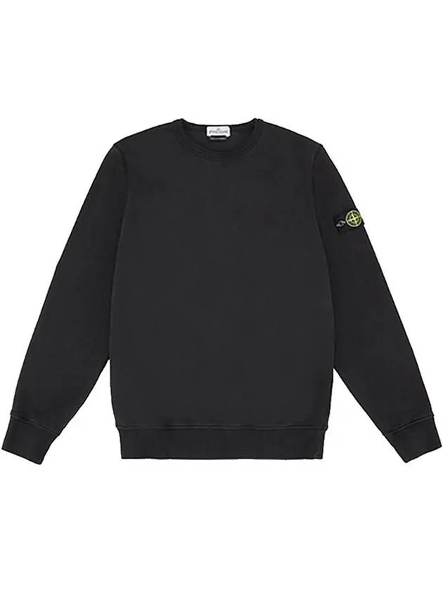 Kids Wappen Patch Crew Neck Sweatshirt Black - STONE ISLAND - BALAAN 2