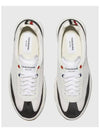 Fine Kid Suede Tech Runner Sneaker Navy - THOM BROWNE - BALAAN 5